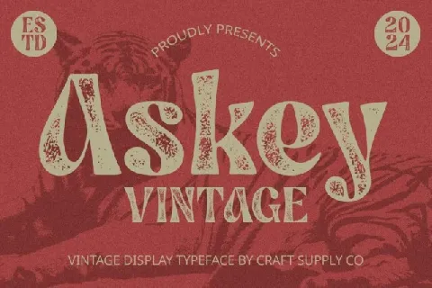Askey Vintage font