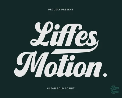 Liffes Motion font