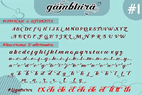GAMBHIRA font