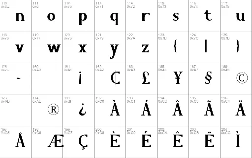 The Barimhare font