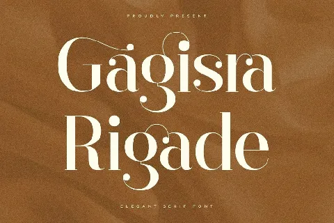 Gagisra Rigade font