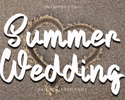Summer Wedding font