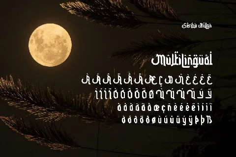 Seribu Bulan font