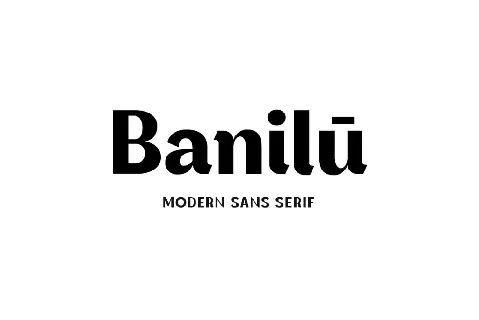 Banilu font