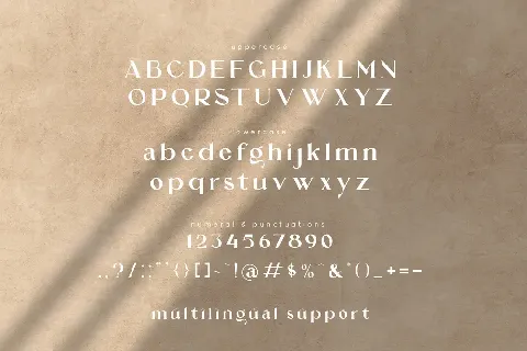 AQRADA font