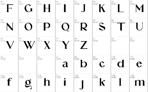 AQRADA font