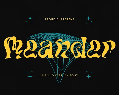 Meander font