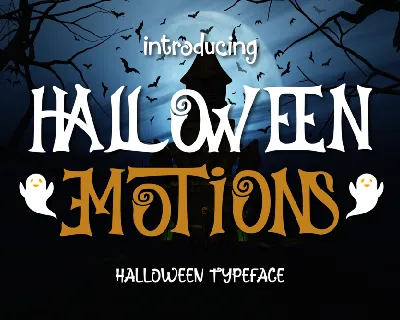 Halloween Emotions Demo font