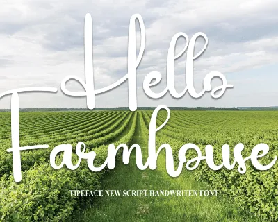 Hello Farmhouse Typeface font