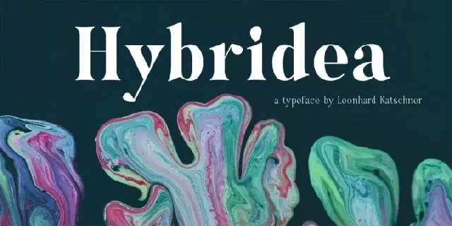Hybridea Serif font