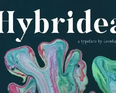 Hybridea Serif font