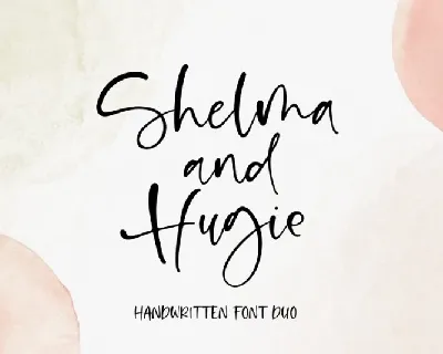 Shelma & Hugie Duo font