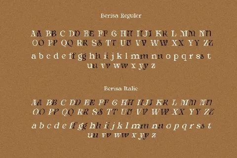 Berisa font