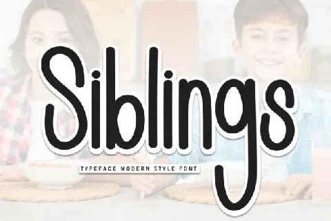 Siblings Display font