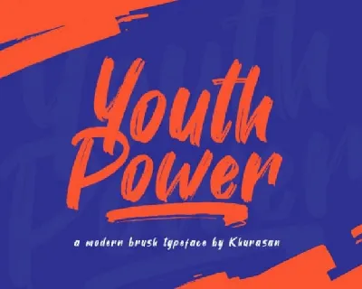 Youth Power Brush font