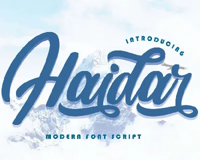 Haidar font