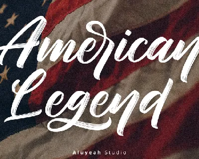 American Legend font