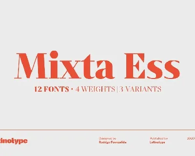 Mixta Ess Family font