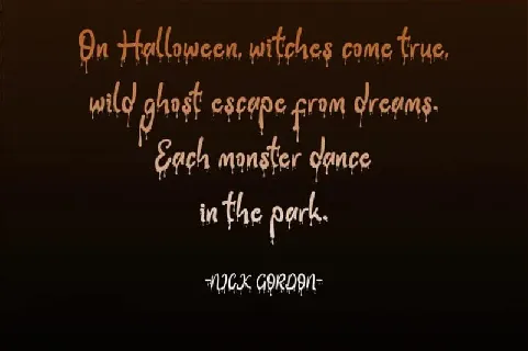 Halloween Party Display font