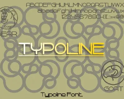 Typoline Sans Serif font