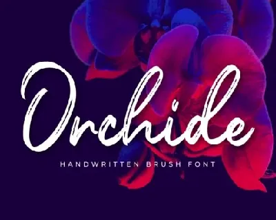 Orchide Handwritten Brush font