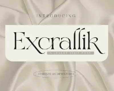 Excrallik font