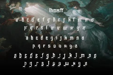 Heavier Crowns font