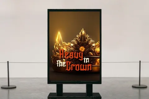 Heavier Crowns font