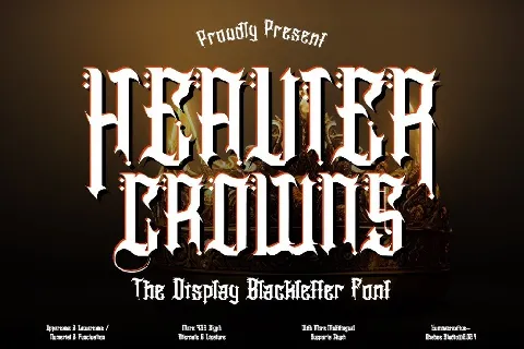 Heavier Crowns font