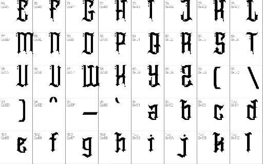 Heavier Crowns font