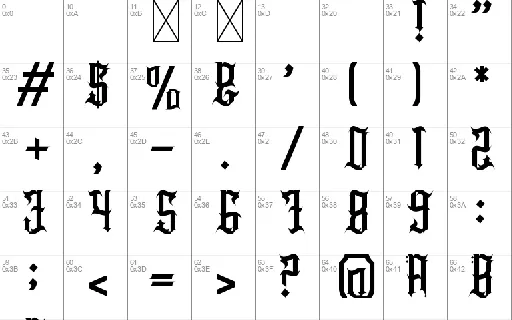 Heavier Crowns font