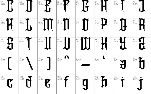 Heavier Crowns font