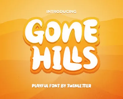 Gone Hills font
