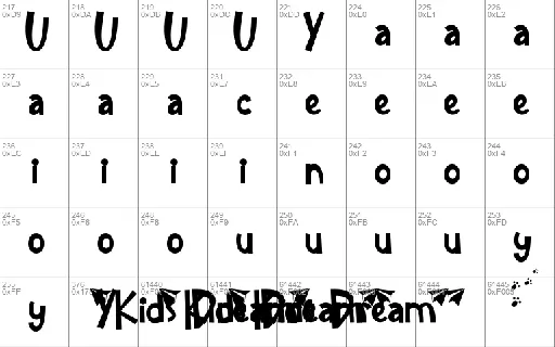 Kids Dream Demo font