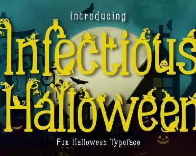 Infectious Halloween font