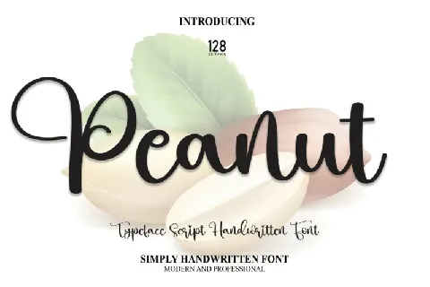 Peanut Script font