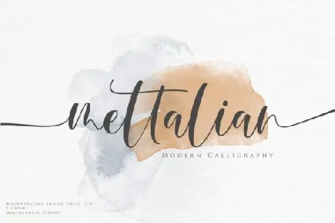 Mettalian font