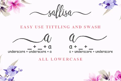 Sallisa Script font