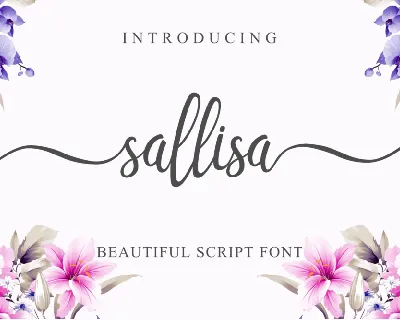 Sallisa Script font