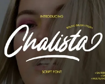 Chalista Brush Script font