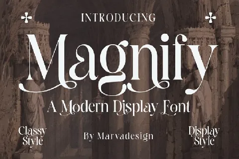 Magnify font