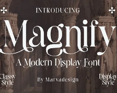 Magnify font