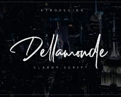 Dellamonde Script font