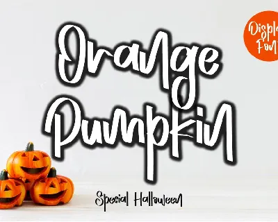 Orange Pumpkin - Personal Use font