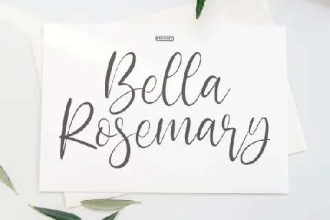 Bella Rosemary font