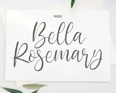 Bella Rosemary font