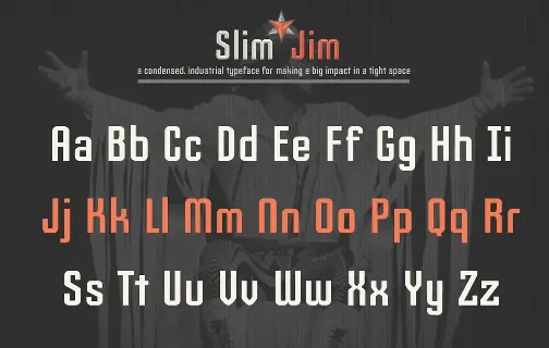 Slim Jim font