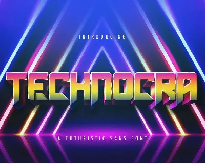 Technocra font