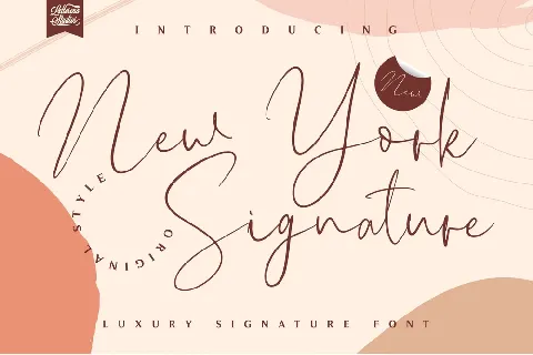 New York Signature font