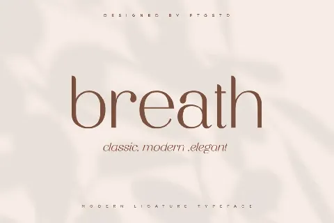 BreathDemo font